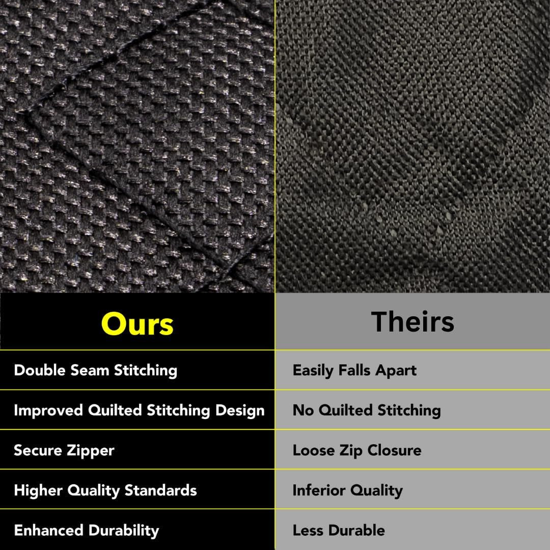 XL Dog Seat Covers Premium Unique Mesh Design & Entire Car Protection-Doors,Headrests & Backseat. Zippered Side Flap, Waterproof Pet Seat Cover + Seat Belt & 2 Headrest Protectors